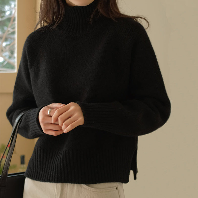 Pull col montant automne-hiver