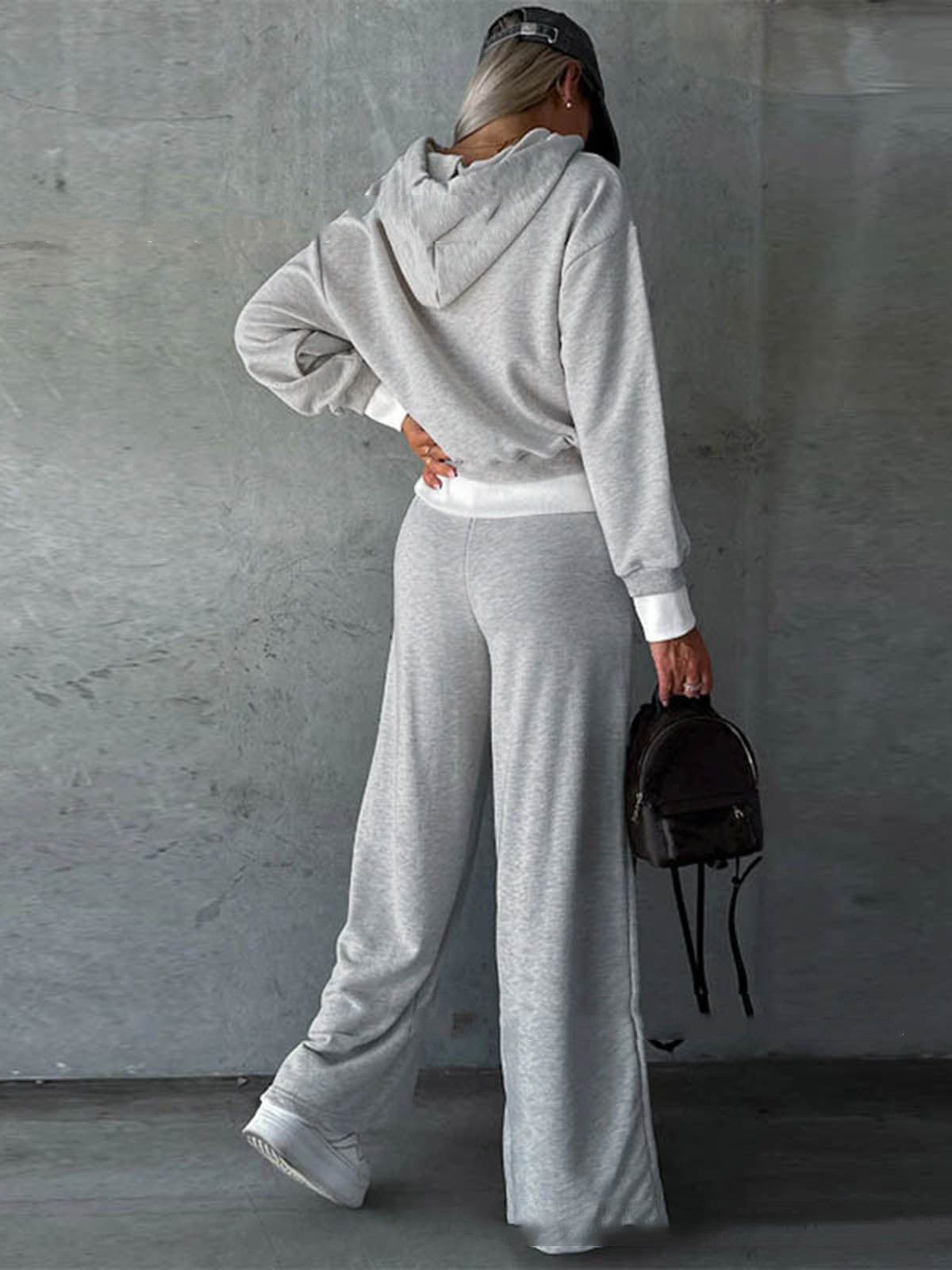 Hoodie ample & pantalon 2 pièces
