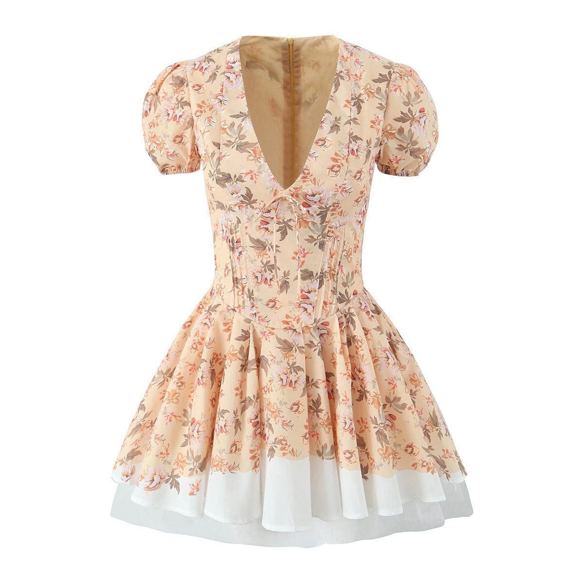 Robe courte imprimée