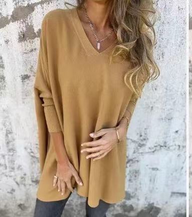 Pull chic oversize col V