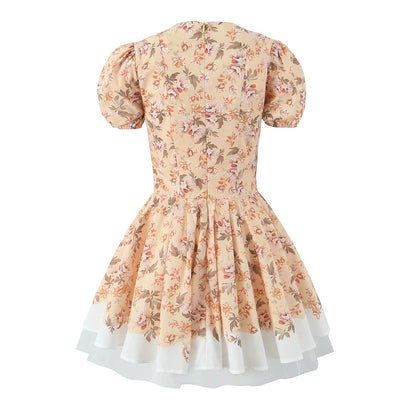 Robe courte imprimée