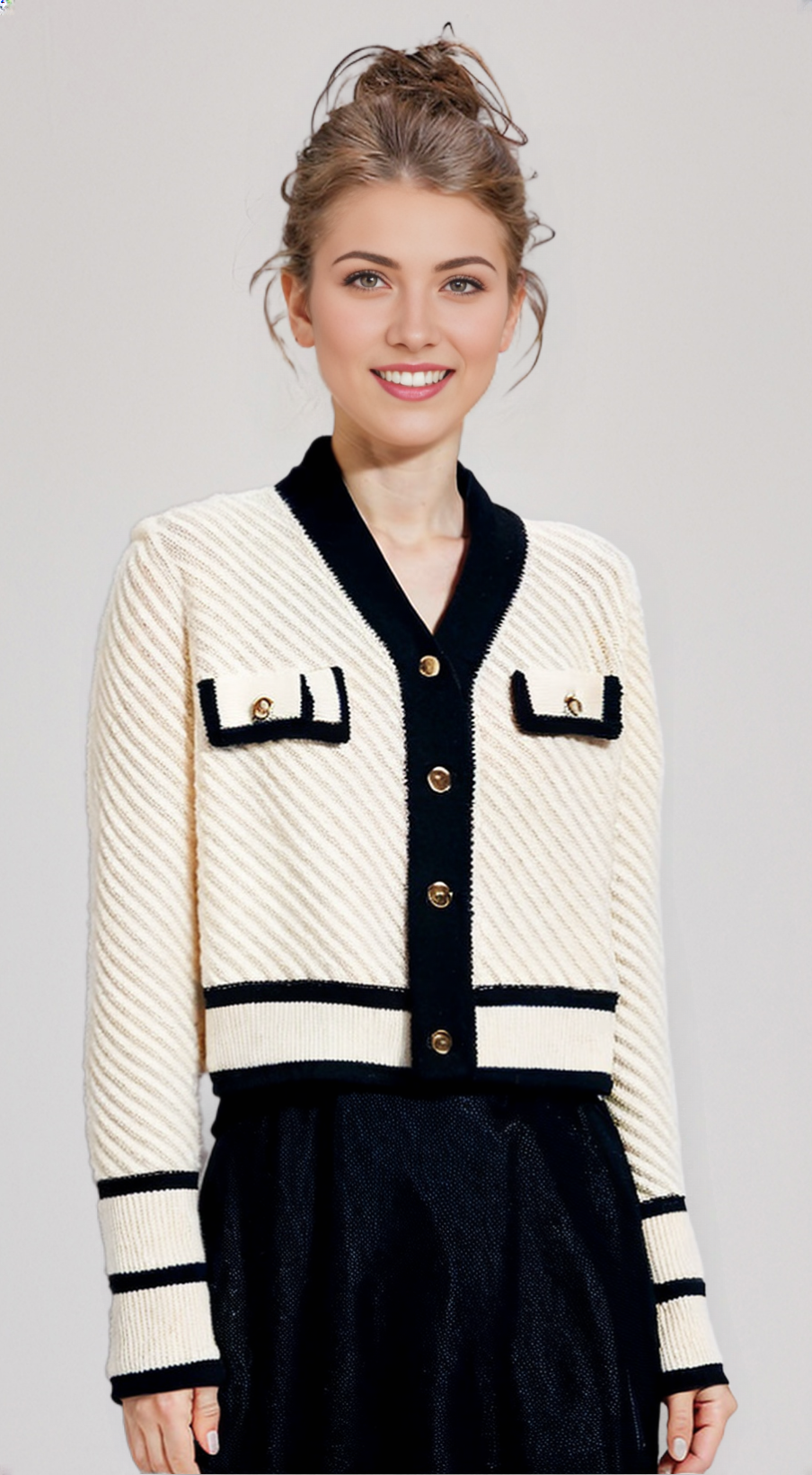 Cardigan Ample en Tricot