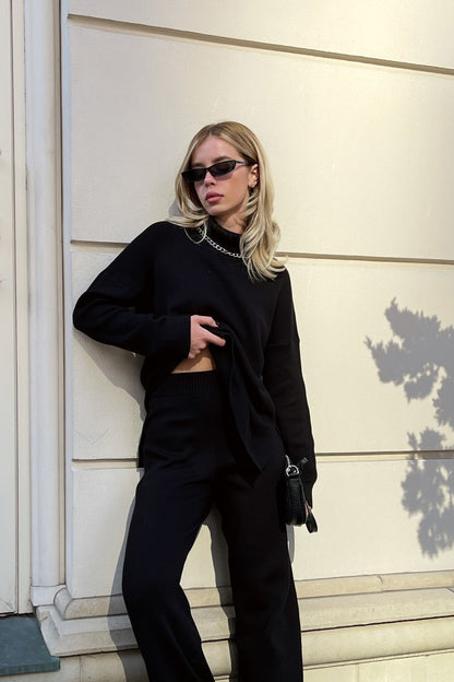 Pull col roulé ample