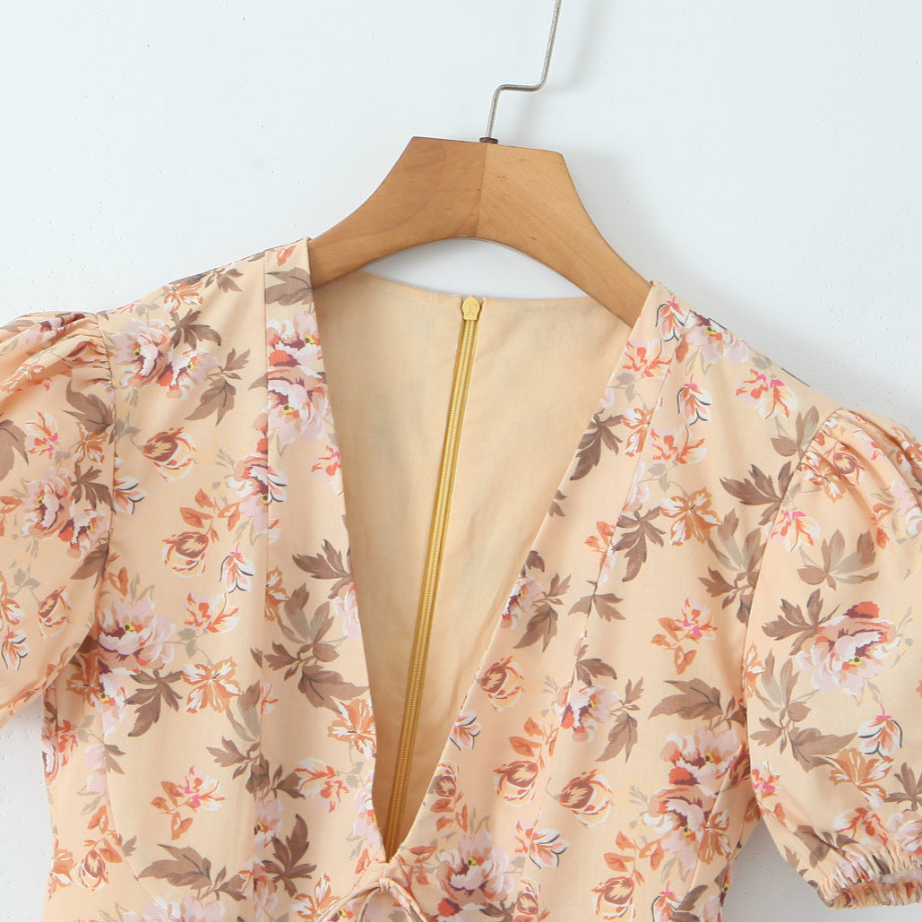Robe courte imprimée