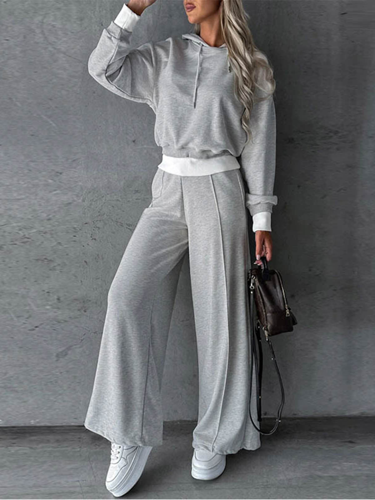 Hoodie ample & pantalon 2 pièces